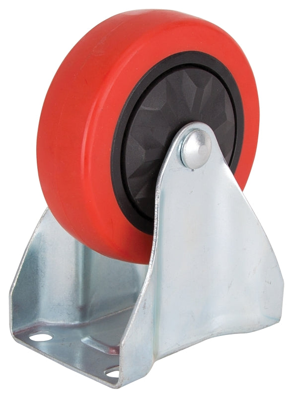 Mintcraft JC-381-G 4" Rigid Plate Pu Caster