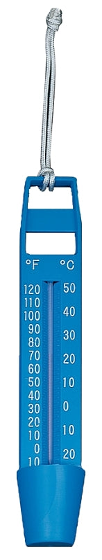 JED Pool Tools Inc 20-208 10-Inch Blue Scoop Pool Thermometer