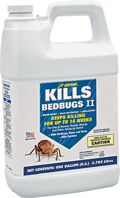 JT Eaton 207-W1G Bed Bug Killer, Non-Staining Water Based Insect Spray for Indoors (1 gal)