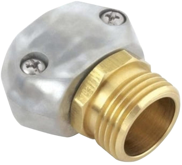 Gilmour 100049168 Metal Heavy Duty Zinc and Brass Male Clamp Coupling, 5/8" x 3/4" 801134-1001