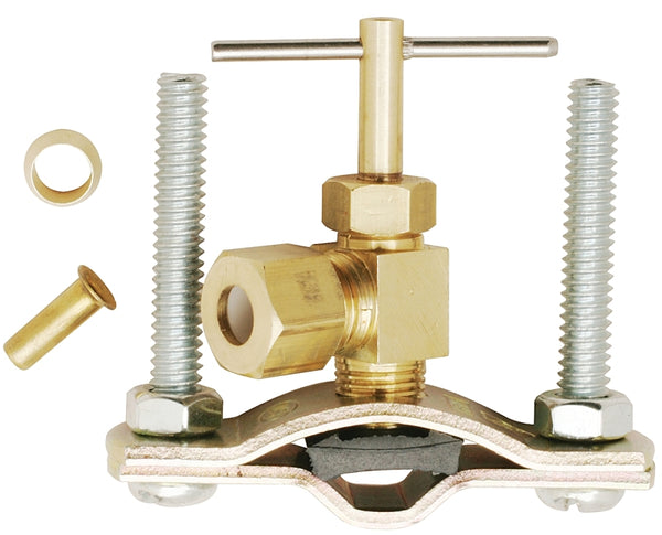 Plumb Pak PP25502LF Saddle Valve 1/4-Inch Od Lead Free For 3/8-Inch-3/4-Inch Od Tube