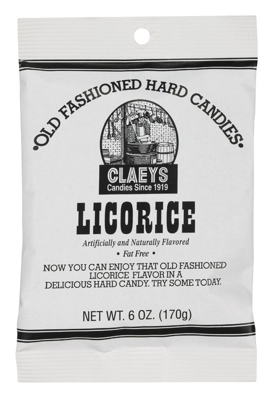 Claey's, Old Fashioned Hard Candy Licorice, 6 oz