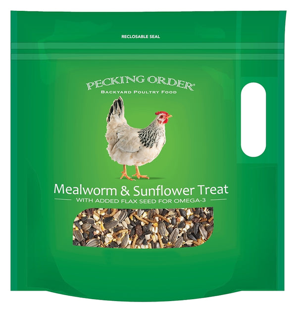 Pecking Order 9328 Mealworm & Sunflower Treat, 3 lb. 009328