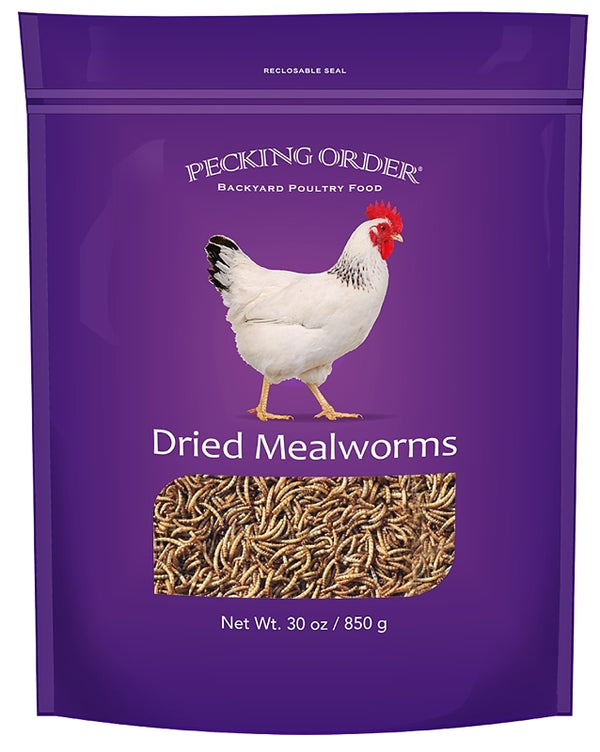 Pecking Order Dried Mealworms, 30 oz 009332