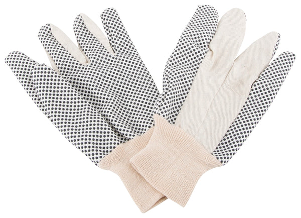 Diamondback Bicycles Glove Cotton Baclk Pvc Dotted GV-522PVD/8