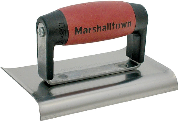 Marshalltown Concrete Edger 6 X 4 Curved Ends 3/8R 1/2L Handle 156D
