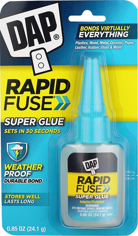 DAP 00155 0.85 Oz RapidFuse Fast Curing All Purpose Adhesive