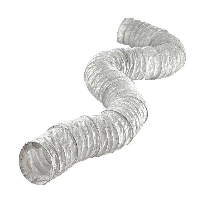 Lambro Industries 1309 4" x 8', White, Vinyl Vent Hose