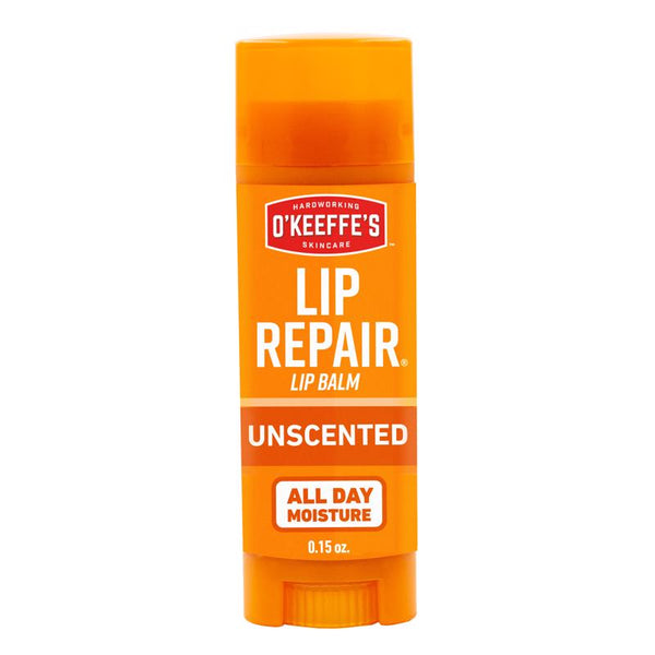 O'Keeffe's Unscented Lip Repair Lip Balm for Dry, Cracked Lips, Stick, (Pack of 1) K0700108