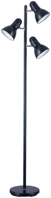 Lamp Floor 3spotlight Tree Blk