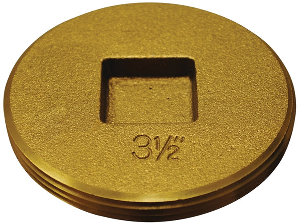 Oatey Cleanout Plug Brass 3-1/2 42744