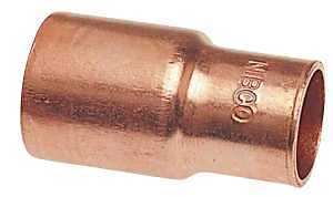 NIBCO Fig No 600-2, 1-1/4 in. x 3/4 in. Copper Fitting Reducer FTG x Cup, Solder