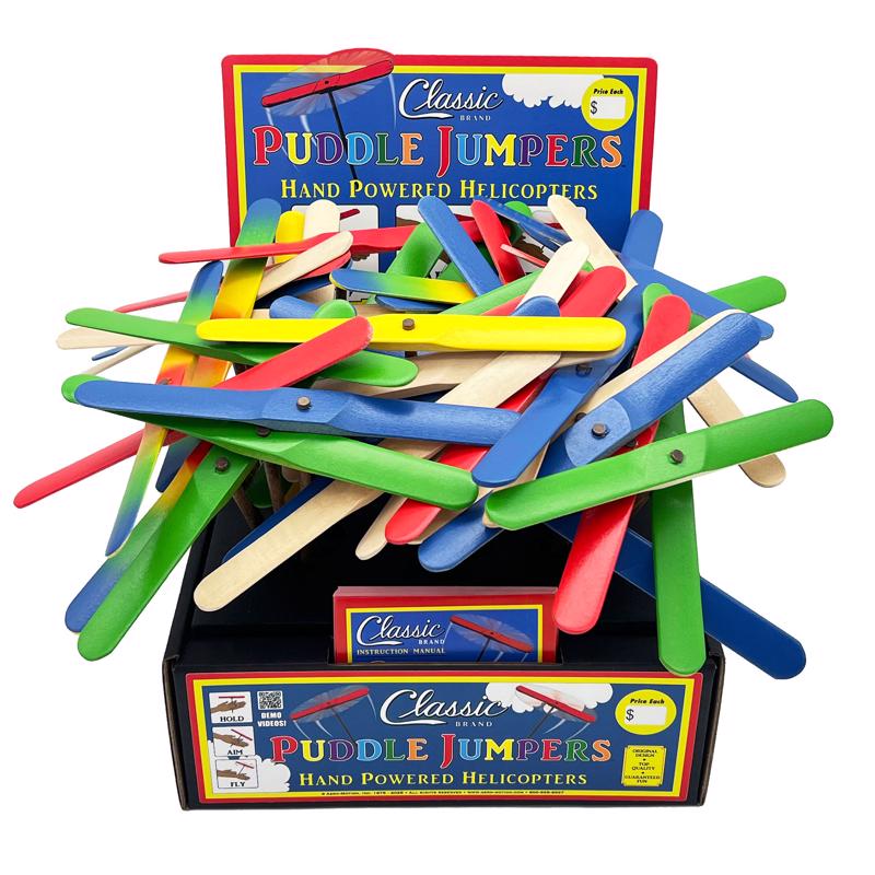 AERO-MOTION 9435603 Aero Props Wood Toy Assorted Colors - Pack of 72 PUD0110