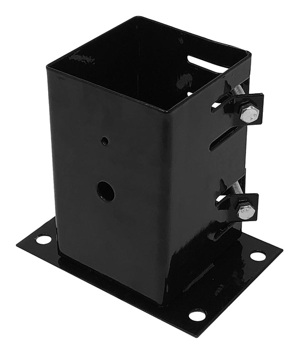 Nuvo Iron BDPA4B Bolt Down Post Anchor, Black