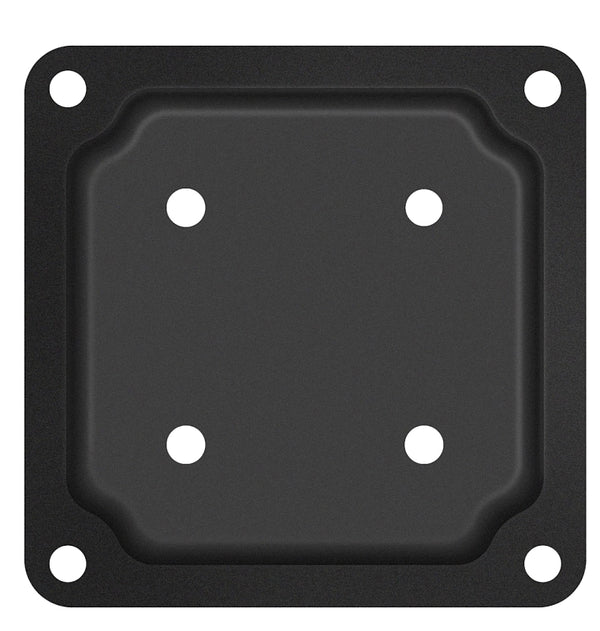 Nuvo Iron WPCP4B Black 4" x 4" Wood Post Plate Connector