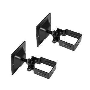 Nuvo Iron Legacy Collection Wall Brackets - Powder Coated Black - Pack of 2