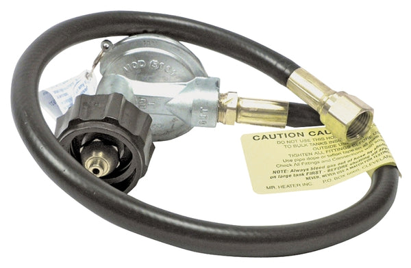 Mr. Heater 3/8 in. Dia. x 22 in. L Brass/Plastic Hose Assembly And Regulator F271161