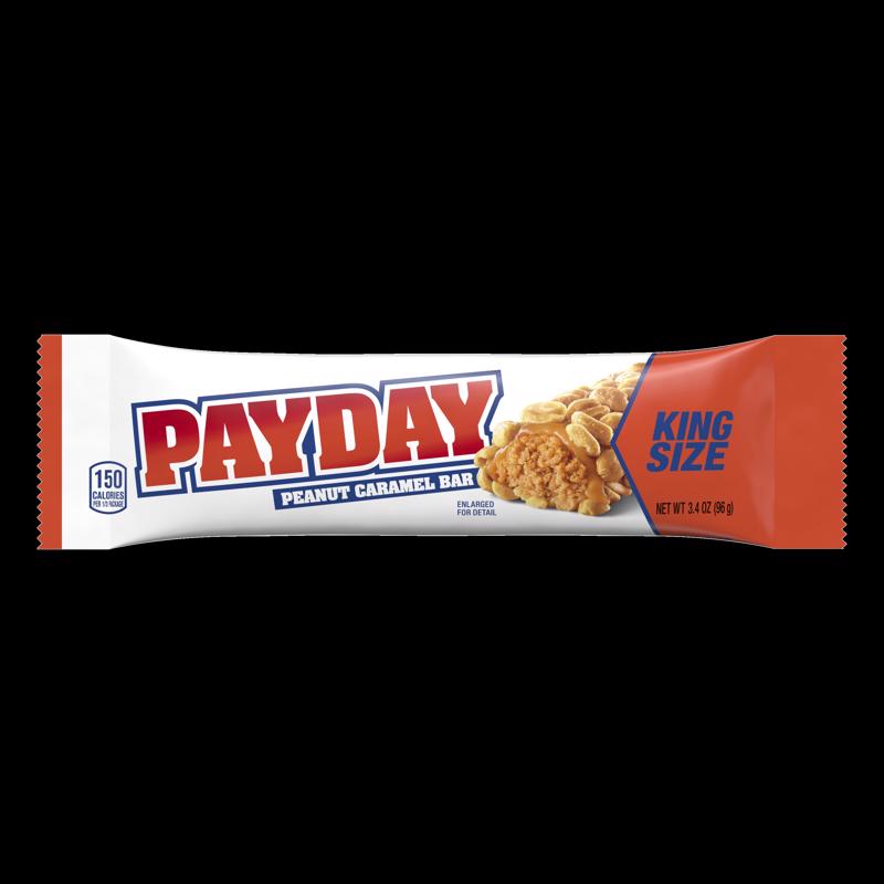 PAYDAY Peanut Caramel King Size, Candy Bar, 3.4 oz