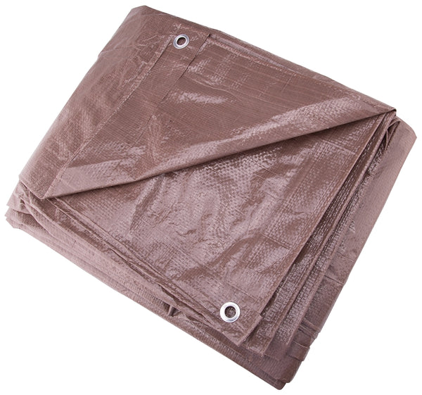 Mintcraft BR1012 Tarps, Brown Polyethylene T1012BR90
