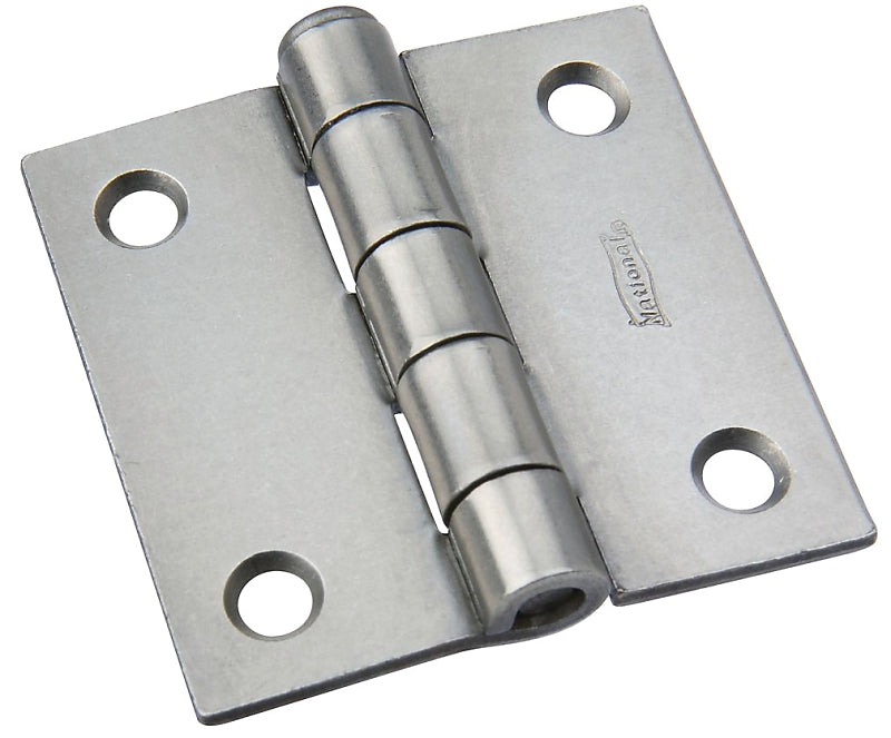 National Hardware N139-659 504BC Removable Pin Broad Hinge in Plain Steel
