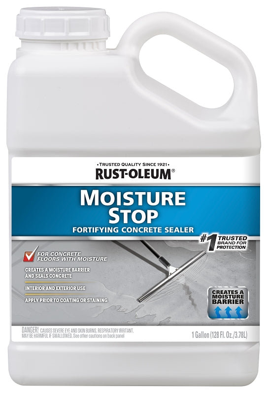 Rust-Oleum 301239 Concrete Moisture Stop Fortifying Sealer, Clear