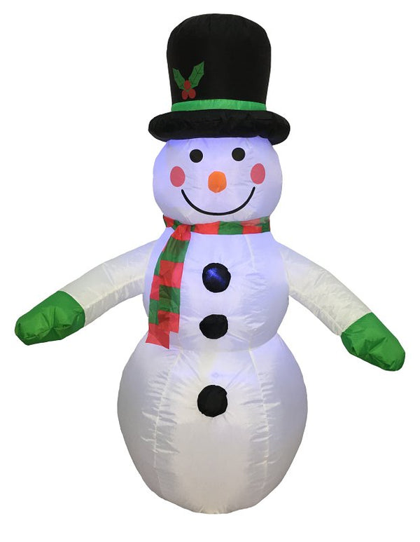 Hometown Holidays Santas Forest Inflatable Snowman 90333