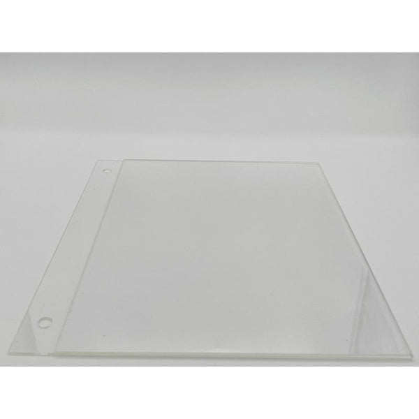 Kinter 107414-ACE Clear Acrylic Floor Sign Holder 8-1/2 in. H X 1/4 in. W X 11 in. L