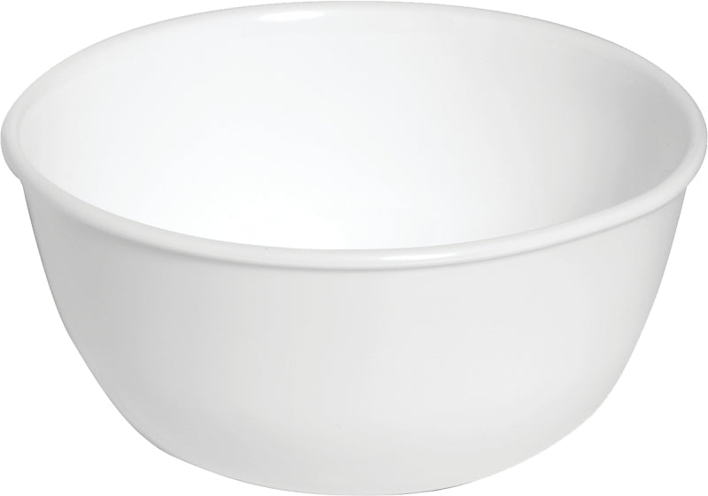 Corelle White Livingware 28-Ounce Super Soup/Cereal Bowl, Winter Frost, 1