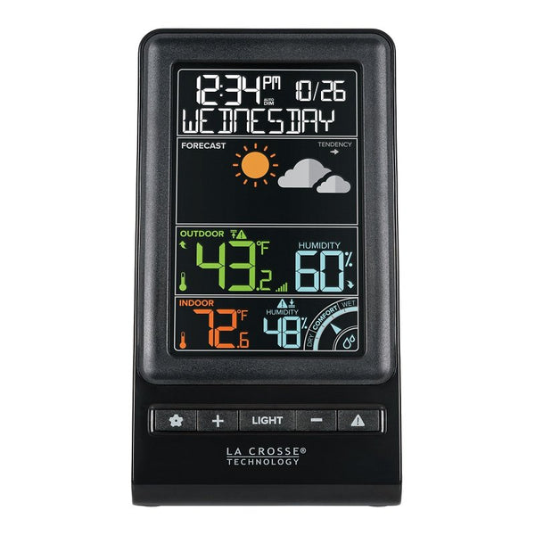 La Crosse Technology 308-1415C Digital Multi-Color Wireless Forecast Station