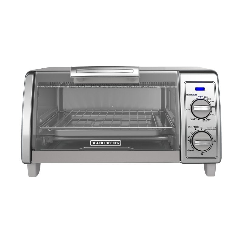 BLACK+DECKER 4 Slice Toaster Oven Stainless Steel TO1700SG