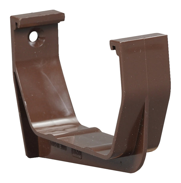 Askoll Amerimax Home Products Exterior Gutter Hook, Contemporary, Vinyl, Brown, 5-in. T1519
