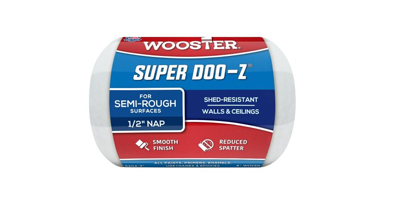 Wooster Brush R204-4 Doo-Z Rlr Cover 1/2 Nap Doo-Z Roller Cover 1/2 Nap