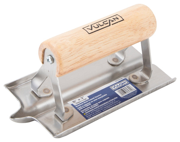 Mintcraft Vulcan 16901-3L Concrete Groover, 1.125 in Radius, Stainless Steel Blade