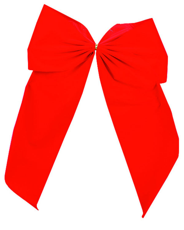 Holiday Trims Extra Large Red Velvet Bow 15" For Indoor/Outdoor Use 7295DOZ