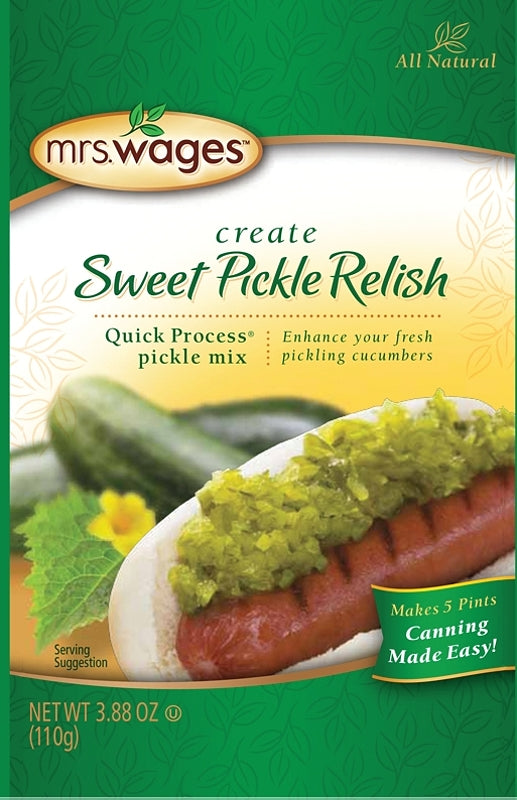 Precision Foods Mrs. Wages Quick Process Sweet Pickle Relish Mix, 3.88 Ounce W660-J4425