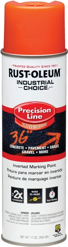 Rust-Oleum M1600 Alert Orange Flat 17 OZ. Spray 203026V