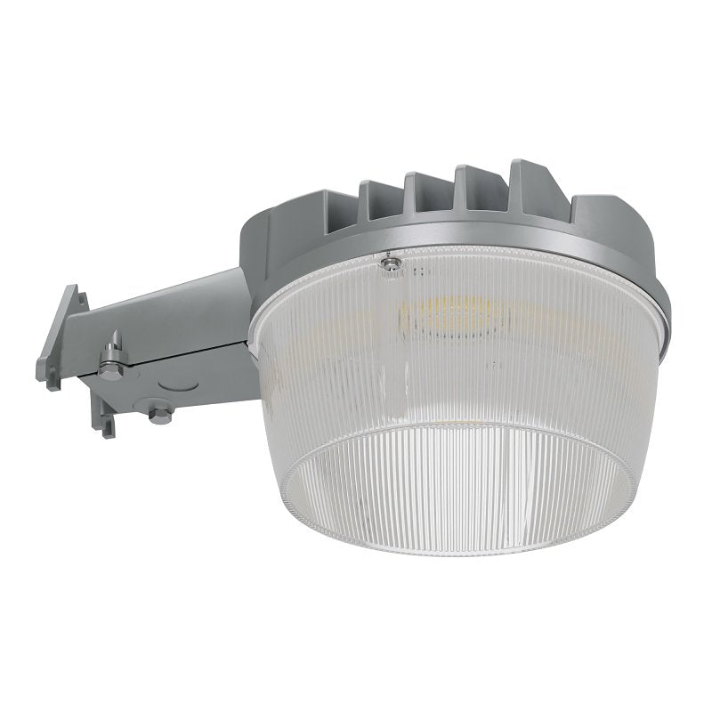HALO ALB Outdoor Dusk-to-Dawn LED Security Area Light with 7000 Lumens, Wall or Pole Mount - Textured Gray