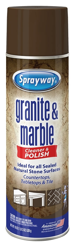 Sprayway SW702R Aerosol Granite & Marble Spray, 19 oz