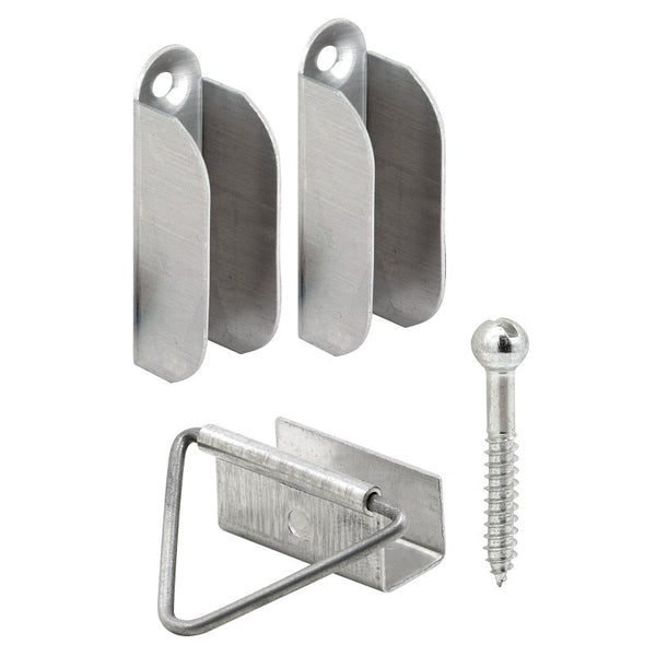 Prime-Line PL 7760 screen hanger latch kit, Silver