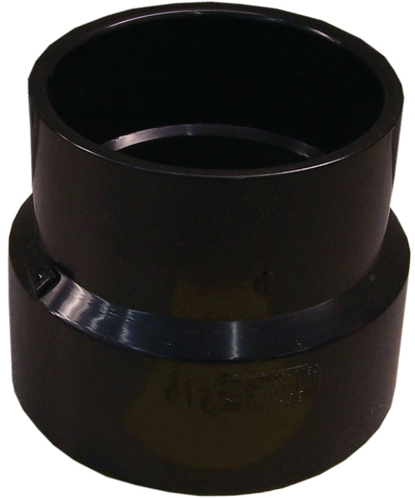 Canplas 3" Hub x 4" Hub ABS Adapter for Sewer to DWV Pipe 103036BC