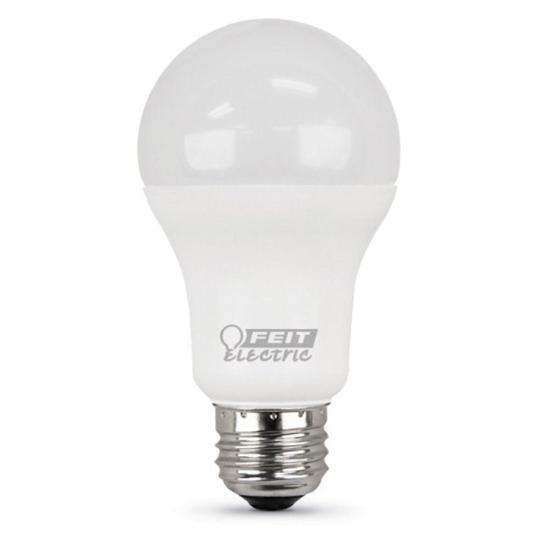 Feit Electric LED Light Bulbs, A19 100W Equivalent, Non Dimmable, 1600 Lumens, A19 LED Light Bulbs, E26 Base, 5000k Daylight, A19 LED Bulbs, 10 Year Lifetime, 2 Pack, A1600/850/10KLED/2
