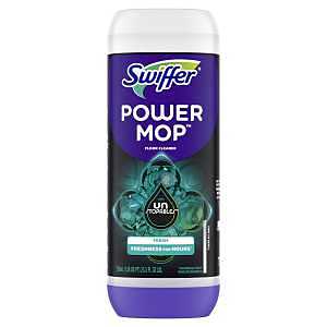 Swiffer PowerMop Floor Cleaning Solution with Unstopables Fresh Scent, PowerMop Refills, Floor Cleaner for Mopping, 25.3 fl oz, 2 Pack