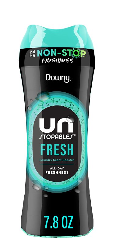 Downy, Unstopables Fresh In-Wash Laundry Scent Booster Beads, 7.8 Ounce 030772087312