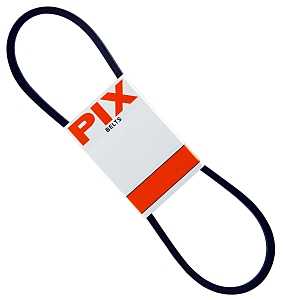 PIX NORTH A41/4L430 1/2x43 Black Rubber V-Belt