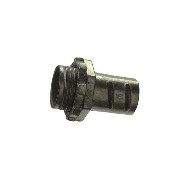 Halex 1/2 in. Dia. Zinc Screw-in Connector for FMC 5 pk 20440