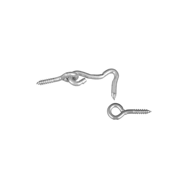 National Hardware N117-820 V2000 Hooks & Eyes in Zinc plated, 2 pack,1 Inch