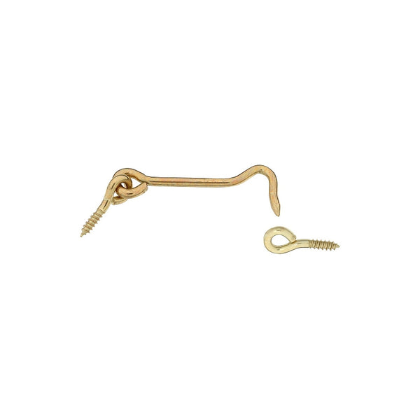 National Hardware N118-158 V2001 Hooks and Eye in Solid Brass