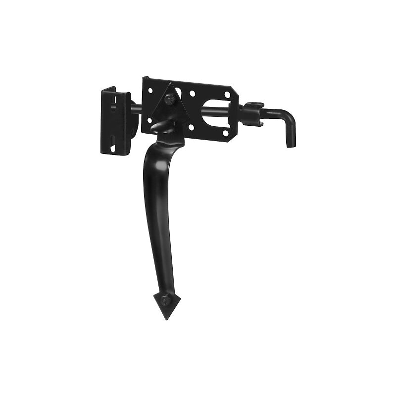 National Hardware N178-616 27 Ornamental Gate Latches in Black, to 3"