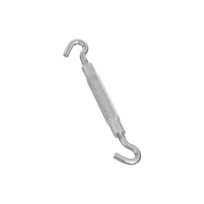 National Hardware N222-000 2174 Hook/Hook Turnbuckles in Zinc, 1/4" x 7-1/2"