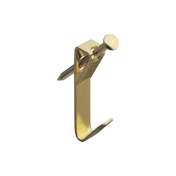 National Hardware N260-042 V2530 Picture Hangers in Brass, 4 pack